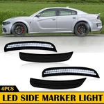Smoked Led Side Bumper Marker Light For 2015-22 Dodge Charger Front Rear Fender. Fixed Price $36.09.