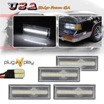 4X Clear White Led Front+rear Side Marker Light For 81-88 Oldsmobile Cutlass 442. Fixed Price $79.99.