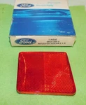 1968 Fairlane 500 Gt Torino Hdtp Convertible Nos Lh Rear Quarter Panel Reflector. Fixed Price $79.00.