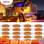20X 12-LED Amber Heavy Truck Trailer Side Marker Clearance Lights For Peterbilt. Fixed Price $36.84.
