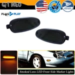 2X Smoke Lens Amber Led Front Side Marker Parking Light For 96-99 Taurus & Sable. Fixed Price $29.99.