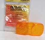 Peterson 138-15A Amber Replacement Lens, Double Bulls Eye Side Marker. Fixed Price $6.41.