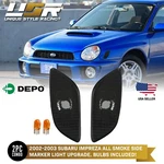 Depo Jdm Dark Smoke Side Marker Lights For 02-03 Subaru Impreza Rs / Wrx. Fixed Price $17.95.