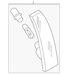 Genuine Mini Marker Lamp 63-14-7-165-871. Fixed Price $39.70.