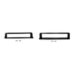 Front Side Marker Light Bezels Set For 1982-1987 Buick Regal. Fixed Price $167.27.