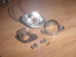 Vg Used Lucas License Plate Lamp Mgb 62-69 71-74 Works Chrome Cover Glass #2. Fixed Price $22.00.