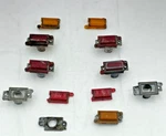 1970-71 Lot Of 12 Cuda Side Marker Red Light Mopar Rear Quarter Lamp Reflector. Fixed Price $194.03.