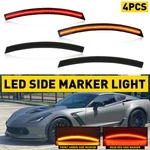 Front & Rear Led Side Marker Lights For 14-19 Chevy Corvette C7 Red/amber Smoked. Fixed Price $39.89.