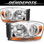 For 2006 2007 2008 Dodge Ram 1500 2500 3500 Headlights Lh&rh Headlamps. Fixed Price $79.68.