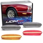 4PC Set Clear Lens Amber/red Full Led Side Marker Lights For Jaguar 1997-03 XJ8. Fixed Price $55.09.