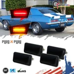 4X For 68-69 Chevrolet Corvette Smoked Front & Rear Led Side Marker Lights Lamps. Fixed Price $59.99.