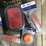 Vintage Truck Light Lenses & Reflectors Lot Red Amber Sae Barjan Pacific. Fixed Price $24.99.