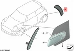 Genuine Mini Cooper Jcw F55 F56 F57 Side Marker Light Rear Right 63217297548. Fixed Price $39.80.