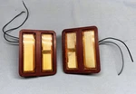1973-77 Chevy Malibu Camino Sprint Amber Front Side Marker Lights W/ Bezels. Fixed Price $49.99.