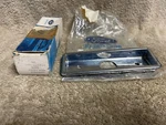 Nos Ford D0RY-15A440-F 1971-72 Capri Lh Left Drive Side Marker Lens Chrome Bezel. Fixed Price $32.00.