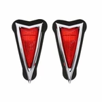 Rear Side Marker Lens Lamp Light Chrome Bezel Pair Trim Parts Fits Catalina 8524. Fixed Price $137.79.