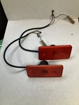 Pair Of Used Red Rear Side Marker Lamps With Wiring For Vw Rabbit/cabrio/golf. Fixed Price $38.95.