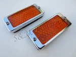 2 Lucas Reflector Triumph T150 Bsa A75 Trident Triple Oil Cooler 57160, 60-1990. Fixed Price $49.95.