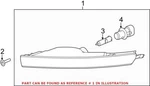 Genuine Oem Right Side Marker Light For Saab 12784001. Fixed Price $66.67.