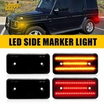 4X Smoked Led Side Marker Light For 99-14 Mercedes W463 G500 G550 G63 Amg. Fixed Price $39.89.