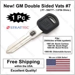 New! Gm Oem Genuine Double Sided Uncut Ignition Vats Key Blank Logo W/ Chip #7. Fixed Price $18.48.