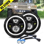 2X 7'' Inch Led Headlights For Truck Plug & Play M998 M923 M35A2 Humvee Us. Fixed Price $45.99.