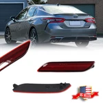 2X Oe-style Red Lens Rear Bumper Bar Reflector Lights For 2018-2023 Toyota Camry. Fixed Price $12.99.