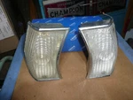 1973 Ford Tornio Parking Light Housings D30B-13216-AA, D30B-13215-AA Oem Used. Fixed Price $44.95.