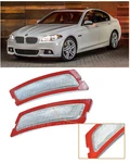 For 12-16 Bmw F10 5-SERIES M-sport Crystal Clear Side Bumper Reflector Lights. Fixed Price $15.99.