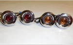 New Set Mopar 1968 Dodge Dart, Charger Front & Rear Curved Side Marker Lamps. Fixed Price $249.95.