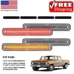 4PCS 1978-1979 Ford Bronco Clear Lens Rear Side Bumper Marker Lights Lamps. Fixed Price $38.94.