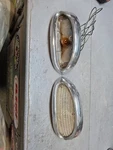 1955 Chevy Parking Lamp Turn Signal Housing Bezels-pair Original Guide. Fixed Price $40.00.