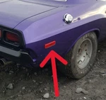 Dodge Products : 1972, 1973, 1974, 1975-1983, Rt Or Lt Rear Side Marker Light. Fixed Price $22.00.