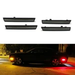 Smoked Lens Front Amber Rear Red Led Side Marker Lights 2015-24 Dodge Challenger. Fixed Price $53.33.