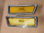 1970 1971 1972 Buick Skylark Gs Front Side Marker Light Assemblies. Fixed Price $30.00.