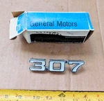 Nos "307" Front Fender Emblem For 1969 Chevy Camaro Chevrolet Engine. Fixed Price $39.00.