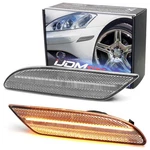 Clear Lens Amber Full Led Side Marker Lights For 2007-09 Mercedes W221 S-class. Fixed Price $40.09.