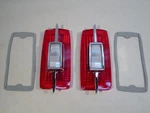 New 1966 Ford Fairlane Tail Light Lenses W/gaskets...show Correct..fomoco Script. Fixed Price $199.95.
