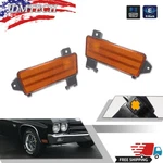 For 70 Chevelle Front Fender Lower Side Marker Running Park Light Lamp Lens Pair. Fixed Price $39.99.