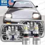 Pair 5X7" 7X6 Inch Led Headlight Hi/low Beam H4 Lights For Mazda RX-7 1986-1991. Fixed Price $66.39.