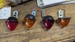 4 New Truck Clearance Marker Lights Beehive/bullet Plus 5 Lenses Lot Yankee. Fixed Price $40.00.