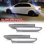 Led Front Rear Fender Side Marker Lights For 2004-2008 Acura Tl Base Clear White. Fixed Price $31.49.