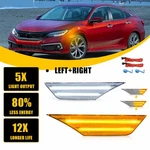 For 2016-21 Honda Civic Led Side Marker Sequential Lamp 33850TBAA02, 33850TBAA01. Fixed Price $28.49.
