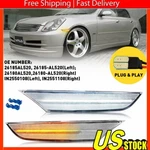 For 03-06 Infiniti G35 Base X Sedan Led Front Bumper Side Marker Light Amber 2PC. Fixed Price $29.44.