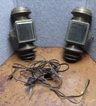 Vintage Antique Model Carriage ? Side Lamps Brass Lights C2. Fixed Price $99.99.
