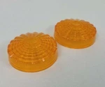 2 Dietz Dz 77-558 Amber Lens Vintage Clearance Marker Light Trailer Pair Usa. Fixed Price $20.00.