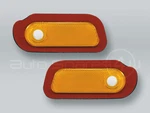 Front Bumper Reflector With Pdc Sensor Hole Pair Fits 2002-2007 Vw Touareg. Fixed Price $60.90.