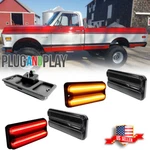 4X Smoked Lens Led Front & Rear Side Marker Lights For 1968-1972 Chevy Gmc Truck. Fixed Price $64.99.
