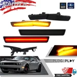For 18-22 Dodge Challenger Srt Widebody Front Rear Side Marker Lights Smoked. Fixed Price $34.99.