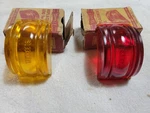 Nos Yankee #75 Red Or Amber Replacement Lens. Fixed Price $15.00.
